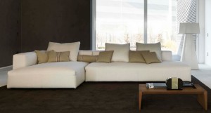 glow in sofa in light colors